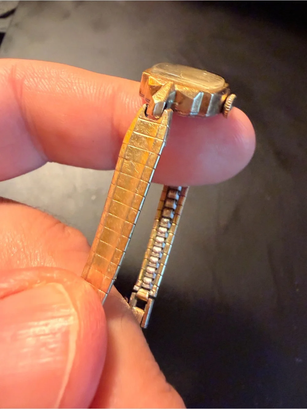 Bulova 10K RGP Bezel+ 10K Plate WHOLE TOP OF THE WATCH ! PEASE Read DESCRIPTION